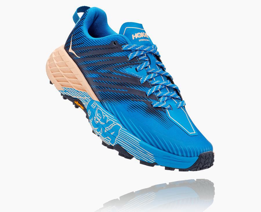 Hoka One One Trailove Tenisky Damske Modre - Speedgoat 4 - 48971-LOTE